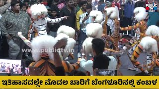 ಬೆಂಗಳೂರು ಕಂಬಳದಲ್ಲಿ ಗಮನ ಸೆಳೆದ ಹುಲಿ ಕುಣಿತ  | Bengaluru Kambala | Public TV Karavali