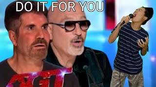 agt Simon Cowell cried singing song  DO IT FOR YOU agt 2024 x golden buzzer