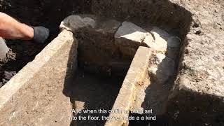 Medieval Coffin uncovered at Gloucester Whitefriars