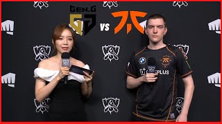 FNC Selfmade interview after win against LGD | FNC vs LGD | Worlds 2020 Championship |