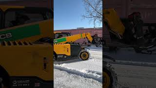 Телескопічний навантажувач JCB 525-60 з нашого парку в роботі! #маніту #жсб #сніг #навантажувач