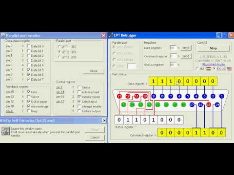 testing parallel port status testing parallel port status