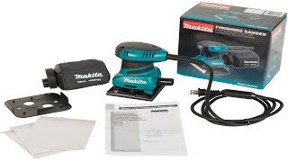 Makita BO4556 FINISHING SANDER Review + Hands on