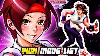 YURI SAKAZAKI MOVE LIST - The King of Fighters 2002 Unlimited Match (KOF2002)