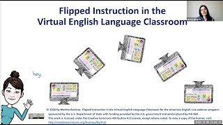 Tech Tips: Flipped Instruction in the Virtual English Language Classroom
