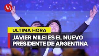 Javier Milei GANA la presidencia de Argentina