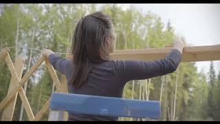 16’ Yurt Set Up, Fairbanks, Alaska