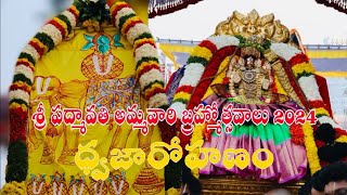 DWAJAROHANAM | Sri Padmavathi ammavari Brahmotsavam 2024