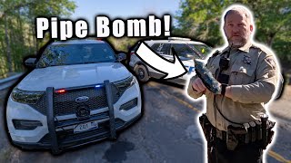 Magnet Fishing Almost KILLED Me... Homemade Pipe Bomb Found Magnet Fishing