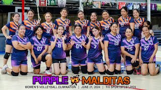 Purple VS Malditas | Women's Volleyball Elimination | THI Sportsfest 2024