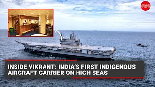 WATCH| Inside Vikrant: India’s first indigenous aircraft carrier on high seas