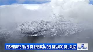 Disminuye nivel de energía del volcán Nevado Ruiz