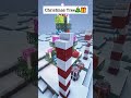 minecraft christmas tree🎄🎁 minecraft shorts