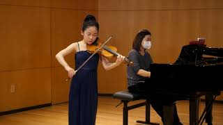 Kabalevsky - Violin Concerto in C Major,  Op. 48, 1st Mvt, by Julia Jang