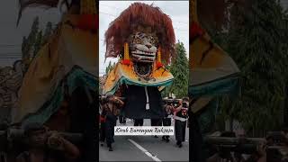 Kirab Barongan Raksasa 👹🔥 #shorts #barongan #baronganraksasa  #kudalumping #kirabbudaya #pawai