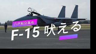 【4K】海上自衛隊八戸航空基地祭　航空自衛隊　F-15 エンジンスタートランナップから、展示飛行!