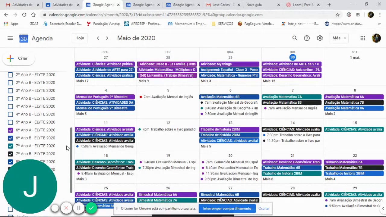 Tutorial Agenda Google Youtube