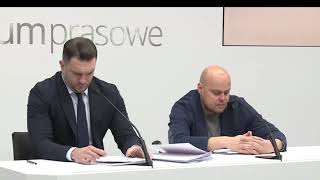 Konferencja Łukasza Mejzy - 8 grudnia 2021 r.