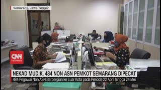 Nekad Mudik, 484 Non ASN Pemkot Semarang Dipecat