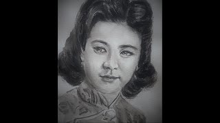 N152 每日水墨人物素描 女士 Daily Ink Portrait Sketch to create a watercolor painting Lady 수묵 인물 스케치水墨画の人物スケッチ