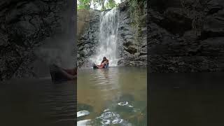 vattayi water falls in Kerala #Ice water #shortsfeed #forestsound