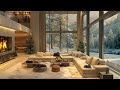 Smooth Jazz Music On A Winter Day - Warm Jazz Background Music In A Luxurious Apartment Space