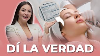 ¡La verdad sobre la historia clínica en estética!