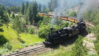 Durango and Silverton 473 and 476 double header