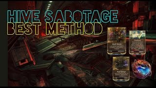 Farming Hive Sabotage EASILY [Caches Fixed 2017]