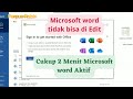 Cara Mudah Mengaktifkan Microsoft office cuma 2 menit | Microsoft word tdk bisa di Edit