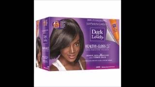 Dark and Lovely Healthy Gloss Shea Butter Relaxer, Super 1 kit