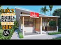 11x7 Amakan House Design with Store | 2 Bedroom (77 sqm)