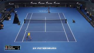 Cristian J. @ Kuznetsova S.  [WTA St. Petersburg] | 19.3. | AO TENNIS 2 | live