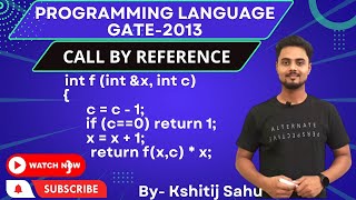 Programming Language GATE-2013 Problem Solution