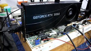 بالتفصيل طريقة إصلاح كارت شاشة لا يشتغل المراوح لا تدور GEFORCE RTX 3060