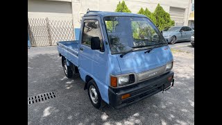 1993 Daihatsu Hijet 4WD Super Deluxe S83P Blue Mini Truck