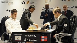 Praggnanandhaa on his experience of making the 1st move in Nepo vs Carlsen World Championship Game 9