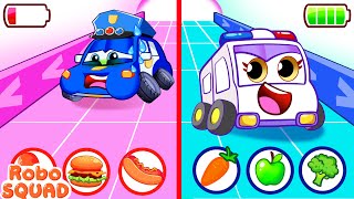Yes Yes Vegetables Song 🍔🥗 Healthy Food vs Junk Food Song | Kids Songs & Nursery Rhymes by RoboSquad