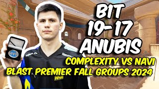 CS2 POV NAVI b1t (19/17) vs Complexity (Anubis) BLAST Premier Fall Groups 2024