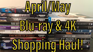 April/May Blu-ray \u0026 4K Shopping Haul!