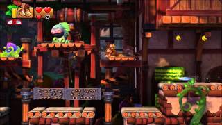 Donkey Kong Country: Tropical Freeze - 100% Walkthrough - 5-3 Fruity Factory (Puzzle and KONG)