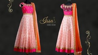 TOP Beautiful Party Wear Anarkali Dress Designs Collections 2017_Trendy floor length dress