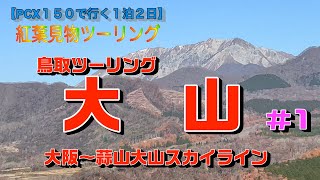 【PCX150で行く】鳥取・大山　＃１　１泊２日　紅葉ツーリング