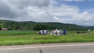 Helicopter responds to Route 549 crash near Mansfield