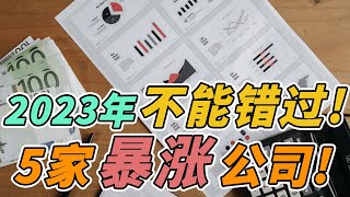 【马股分析】 2023 年一定要关注的 5 家暴涨公司 ！当初怎样找出这些公司的暴涨潜力 ？ 未来还会再暴涨？