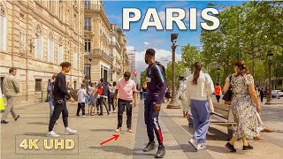 Paris, Champs-Élysées - Walking before Bastille Day 2021 [4K]