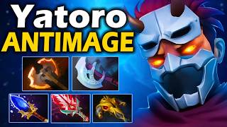 Яторо на Сигнатурном Антимаге 30 ТИРА! 16.000 ММР! - Yatoro Anti-Mage 7.37 ДОТА 2