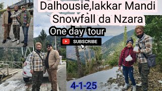 Dalhousie Snow Da Nzara/ ਲੱਕੜ੍ਹ ਮੰਡੀ ਬਰਫ਼ ਦੀ ਚਾਦਰ ਵਿਛੀ#dalhousie #snowfall #khajiaar #tour #travel