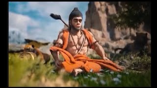 The Incredible Story of Hanuman's Meditative Parro #hanuman #meditation #angry