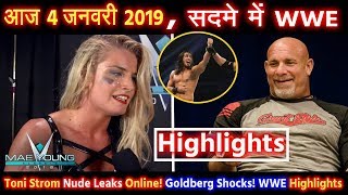 Toni Storm Nude Leaked Online! Goldberg Shocking Entry in AEW? WWE Raw 4th January 2019 Highlights
